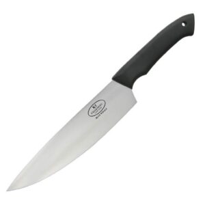 fallkniven 9001758 k1 fine edge fixed blade chef knife, black