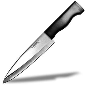 seki japan jigsaw edge japanese chef kitchen knife, serrated blade stainless steel gyuto knife, plastic handle, 200 mm (7.8 in)