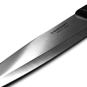 Seki Japan Jigsaw Edge Japanese Chef Kitchen Knife, Serrated Blade Stainless Steel Gyuto Knife, Plastic Handle, 200 mm (7.8 in)