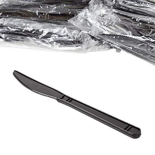 Individually Wrapped Heavy Weight Knife (Black Knife, 100)