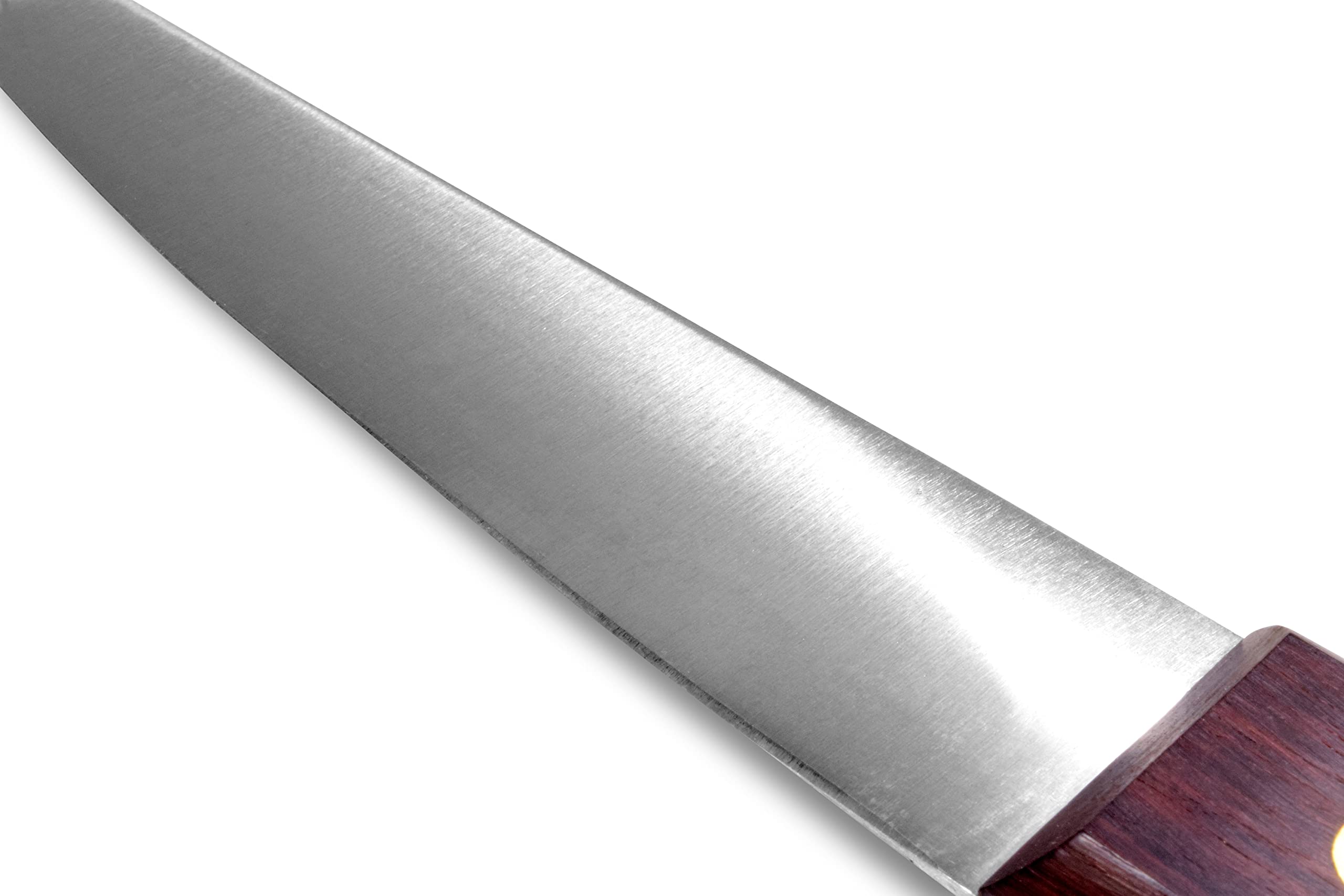 Seki Japan Masahiro Japanese Professional Boning Knife Round Type, 150 mm (5.9 inch), Japanese Carbon Steel Kitchen Cutlery, Chef Knives with Rose Wood Handle for Home Kitchen & Restaurant