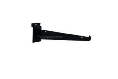 Black Knife Bracket for Shelves 8" by Modern Store Fixtures