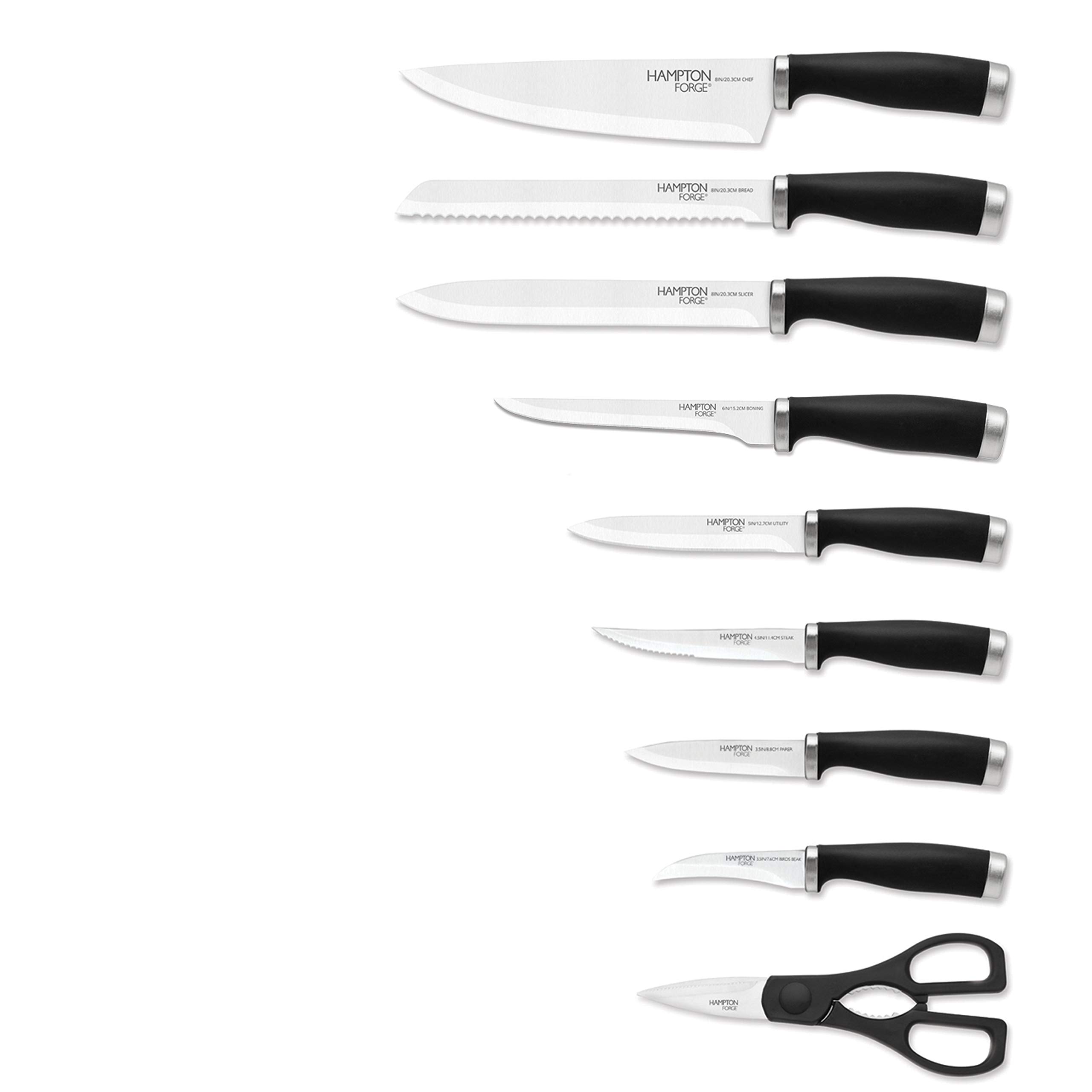 Hampton Forge Epicure–15PieceKnife Set, 15 Piece, Black