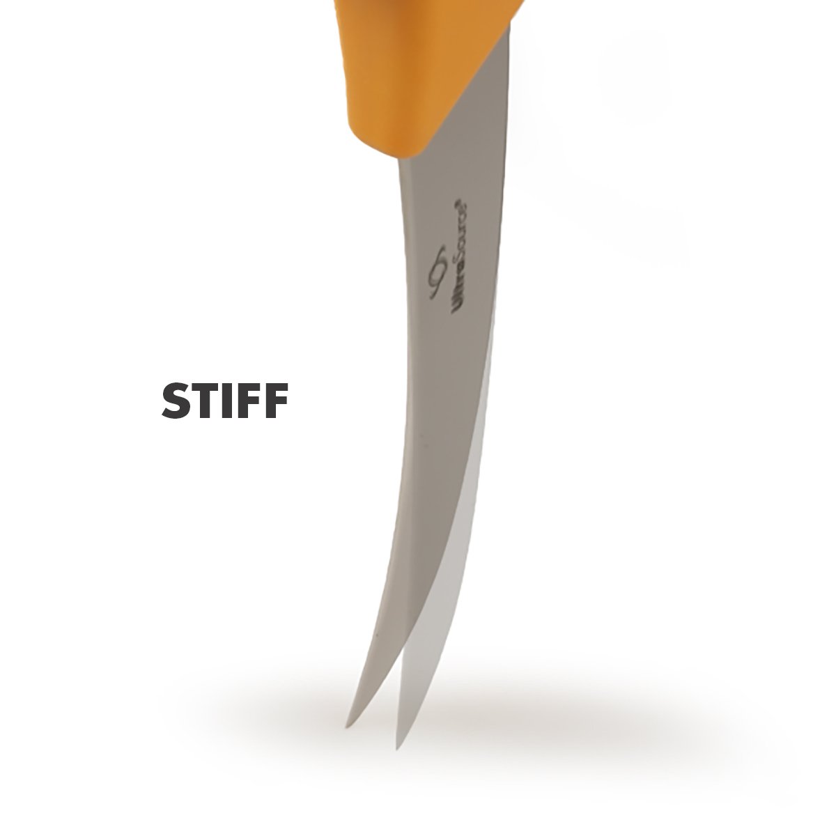 ULTRASOURCE Boning Knife, 5" Curved/Stiff Blade, Polypropylene Handle