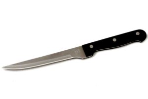 chef craft select boning knife, 6 inch blade 10.5 inches in length, stainless steel/black