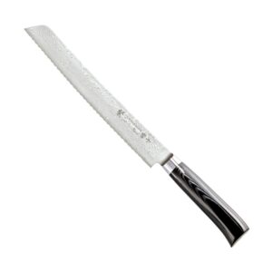 tamahagane san kyoto mikarta stainless steel bread knife, 9-inch