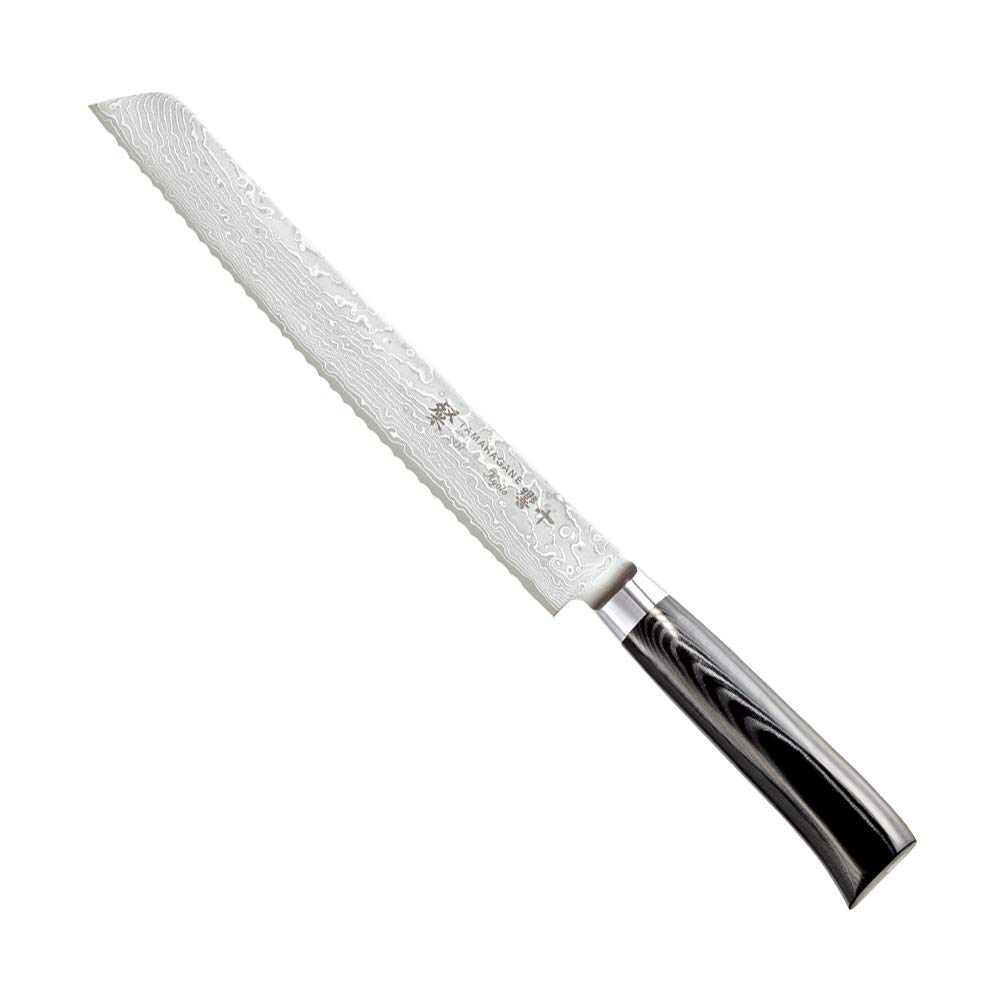 Tamahagane SAN Kyoto Mikarta Stainless Steel Bread Knife, 9-Inch