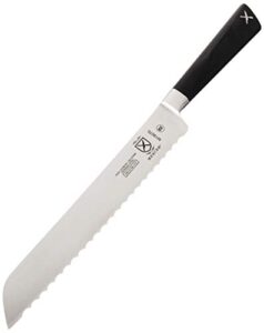 mercer culinary züm forged bread wavy edge knife, 8 inch