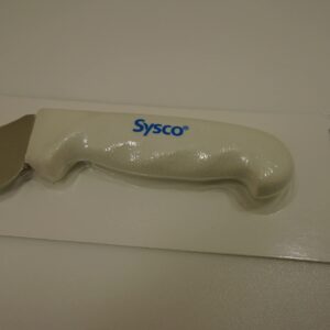 Sysco USA 9 in Offset Scalloped Slicer Bread Sandwich Knife Soft Grip Handle