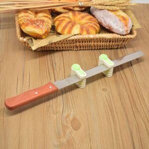 NatureMan 10Inch Serrated Bread Cutter,Bread Slicer,Bread Knife,Stainless Steel Cake Knife, 5 Layers Leveler Slicer