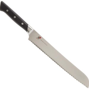 Miyabi Morimoto Edition Bread Knife, 9.5-inch, Black w/Red Accent/Stainless Steel