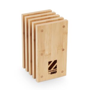 DASH Zakarian by DASH Magnetic Bamboo Knife Block for Holding and Displaying Knives