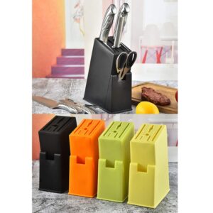 DOITOOL Stainless Steel Utensil Holder Block Storage Pull Japanese Kitchen Japanese Scissors Butcher Storage Stand Holder Cutlery Display Stand Stainless Steel Drawer Storage Drawers