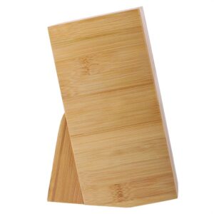 Bamboo Knife Rack Multifunctional Holes Knife Rack Storage Rack Tool Kitchen Knife Holder Knife Block