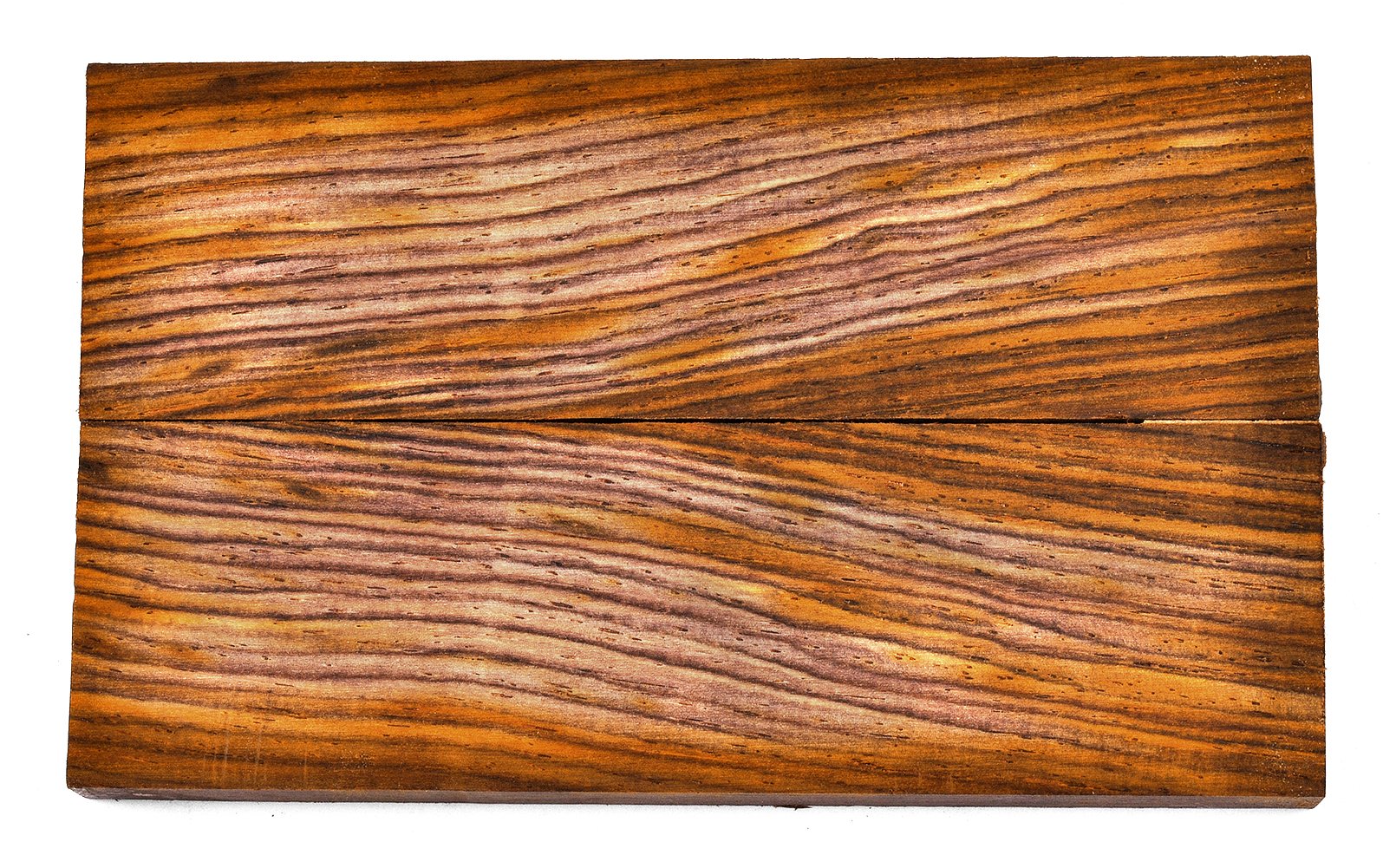 Texas Knifemakers Supply Cocobolo Wood Knife Handle Block (Each Piece is Unique) 5" x 1-1/2" x 1"