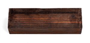 macassar ebony wood knife handle block (each piece is unique) 5" x 1-1/2" x 1"