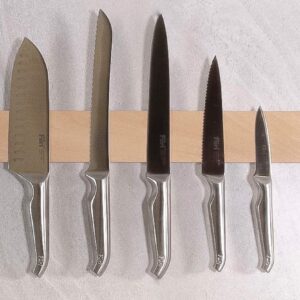 16" Beechwood Wall mounted Magnetic Knife Strip by RESINAT