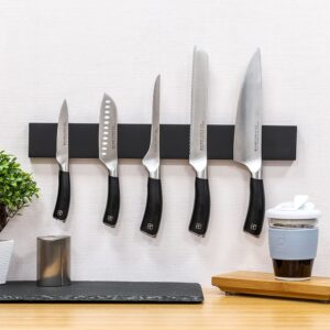 Rockingham Forge Wall Mounted Magnetic Knife Rack, 30cm, White Granite Effect (MK-300WG)