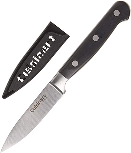 Cuisinart C77TR-3PR Triple Rivet Collection 3.5" Paring Knife, Black