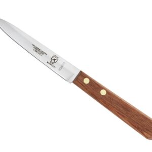 Mercer Culinary Praxis Paring Knife with Rosewood Handle, 3-1/2 Inch, Wood