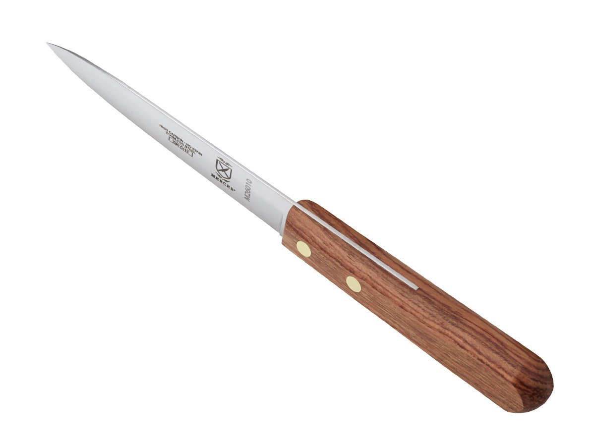 Mercer Culinary Praxis Paring Knife with Rosewood Handle, 3-1/2 Inch, Wood