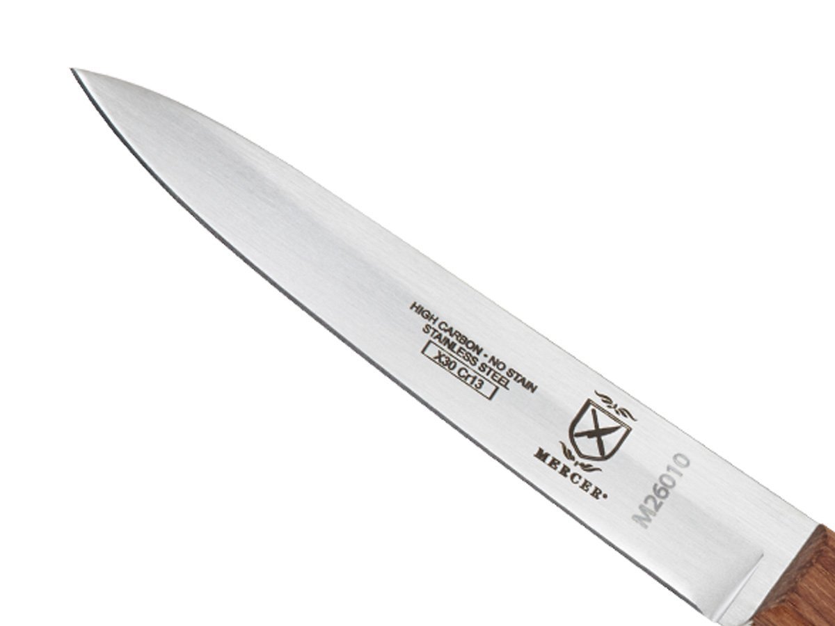 Mercer Culinary Praxis Paring Knife with Rosewood Handle, 3-1/2 Inch, Wood