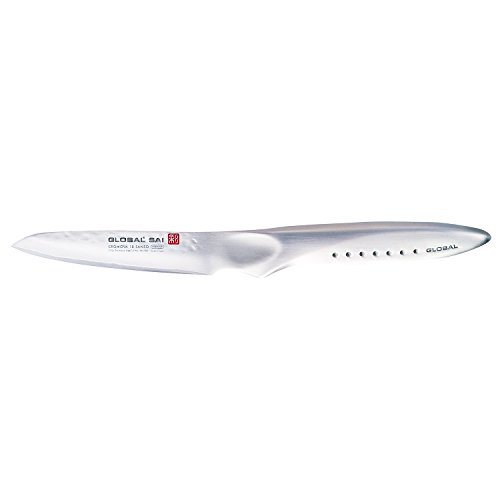 Global SAI-S01, SAI Paring Knife, 3-1/2", Stainless Steel