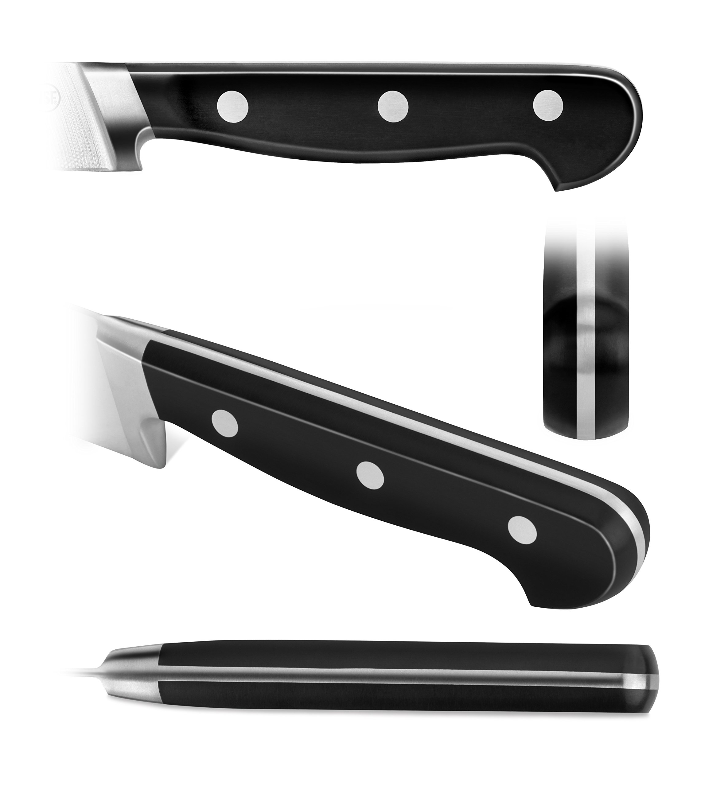 Cangshan V2 Series 1020434 German Steel Forged Peeling/Tourne Knife, 2.75-Inch Blade