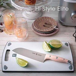 Henckels 16840-431 HI Style Elite Petty Knife, 5.1 inches (130 mm), Tangerine, Made in Japan, Fruit, Small Knife, Stainless Steel, Dishwasher Safe, Made in Seki, Gifu Prefecture