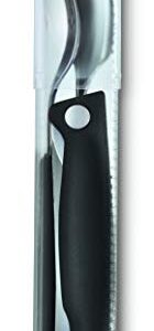 Victorinox Swiss Classic Paring Knife, Fork and Spoon Set Black 3 piece