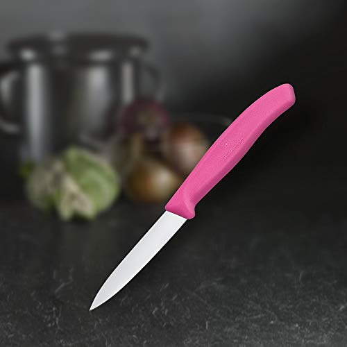 Victorinox Swiss Classic 3.1-inch Straight Edge Paring Knife, Pink