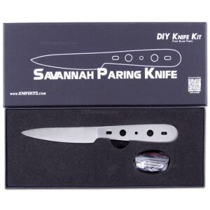 EZSMITH Savannah Paring Knife - DIY Knife Kit - (Blade & Pinstock Only)