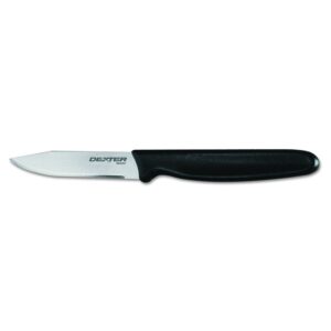 basics p40003 2-3/4" paring knife with polypropylene handle , black