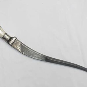 Rajasthan Gems Armor Cracker Dagger Knife Damascus Steel Blade Mother of Pearl Chip Handle B276