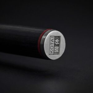 Kotai High Carbon Stainless Steel Pakka Paring Knife with Black Pakkawood Handle, 3.5-Inches