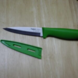 Tupperware 4" Paring Knife Green