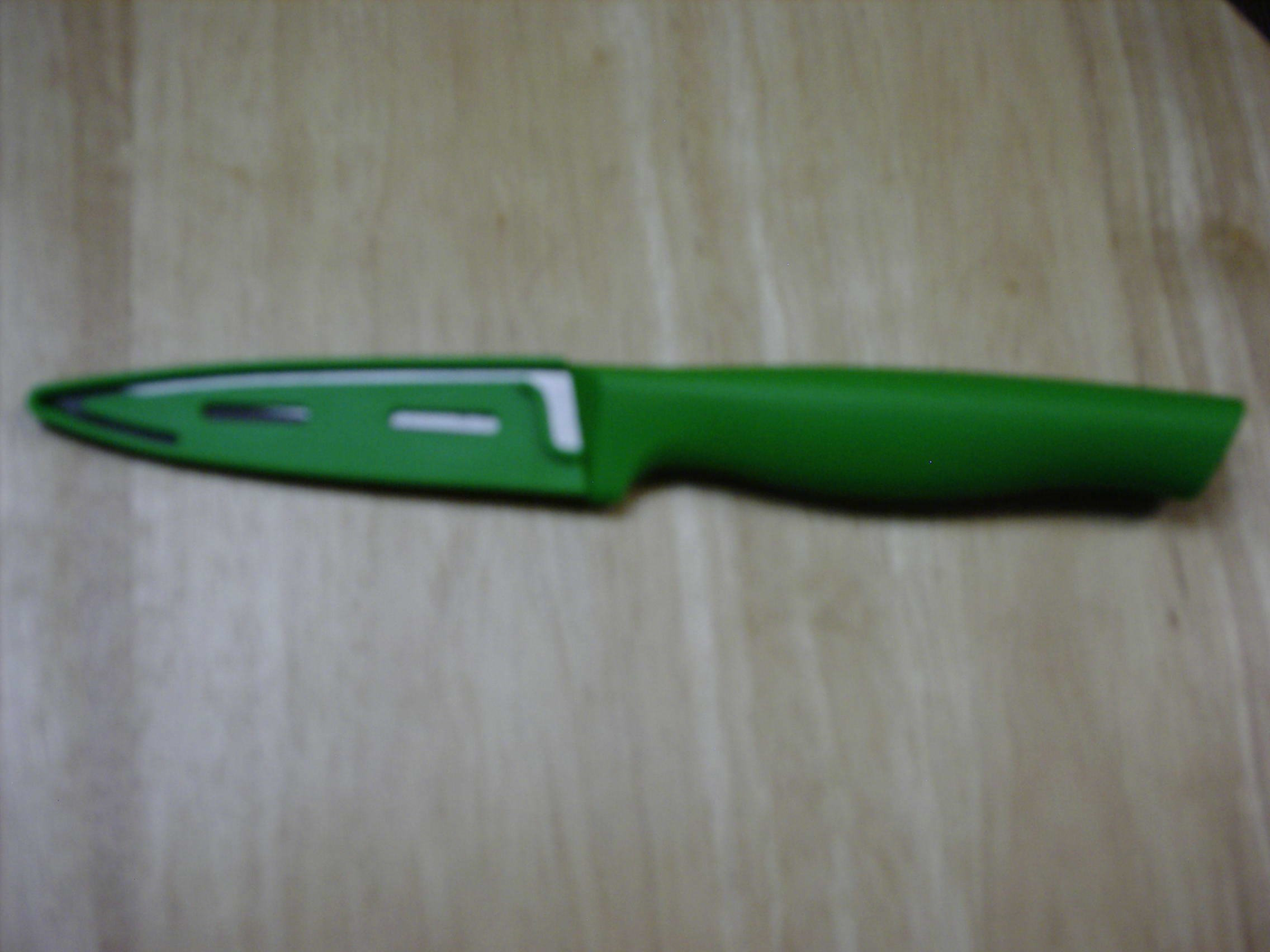 Tupperware 4" Paring Knife Green