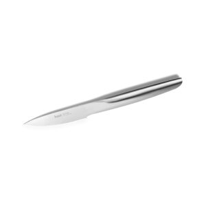 hast paring knife - 3.5 inch small kitchen knife-ultra sharp-premium powder steel-professional high performance-sleek bolsterless-ergonomic handle-stylish minimalist design (glossy stainless)