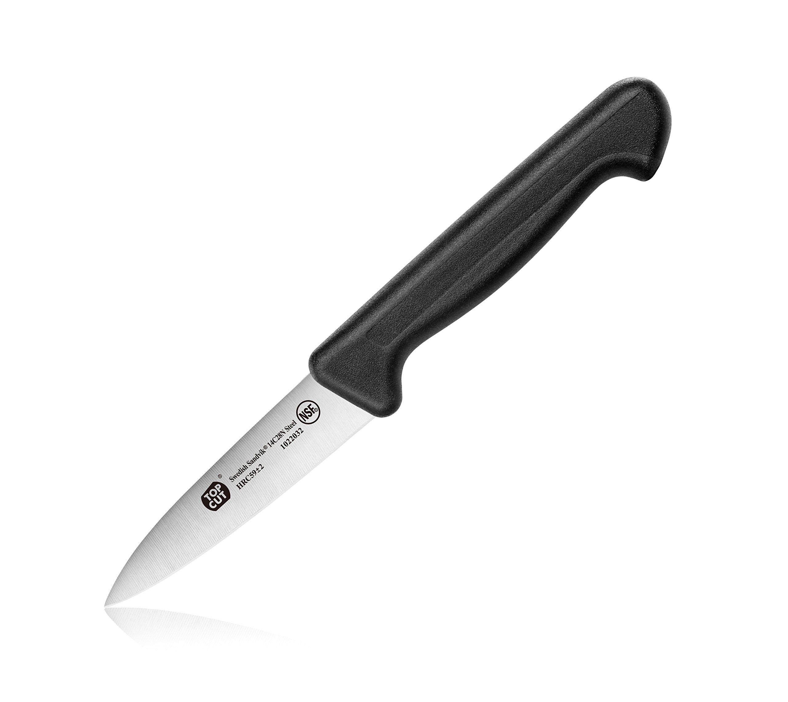 Top Cut by Cangshan | P2 Series 1022032 Swedish Sandvik 14C28N Steel Paring Knife, 3.5-Inch