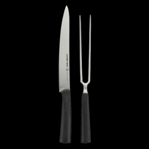 Schmidt Brothers - Carbon 6, 2-Piece Carving Set with Display Box, 8.5" Carving Knife