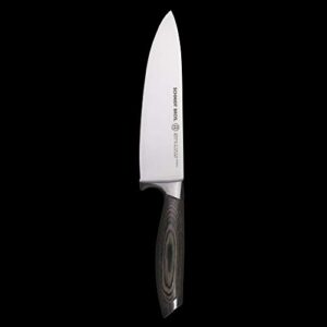 Schmidt Brothers - Bonded Ash 6" Chef Knife, Multipurpose Kitchen Cutlery Made with High-Carbon German Stainless Steel