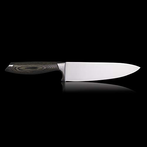 Schmidt Brothers - Bonded Ash 6" Chef Knife, Multipurpose Kitchen Cutlery Made with High-Carbon German Stainless Steel