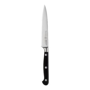 messermeister meridian elite 4.5” utility knife - fine german steel alloy blade - rust resistant & easy to maintain