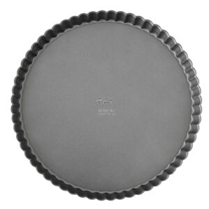 wilton excelle elite non-stick - non-stick tart and quiche pan with removable bottom, 9-inch, steel