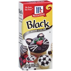 mccormick black food color, 1 fl oz