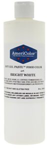 food coloring americolor - bright white soft gel paste, 20 ounce