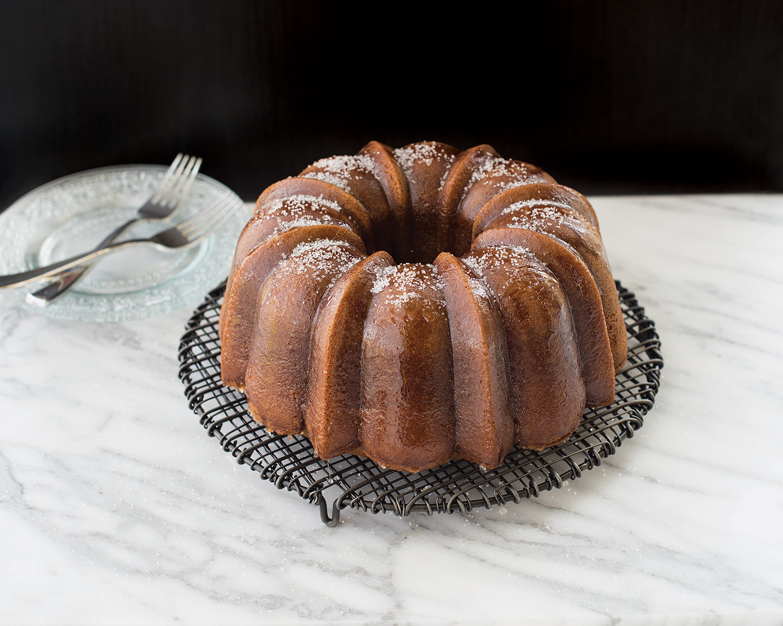 Nordic Ware Platinum Collection Anniversary Bundt Pan