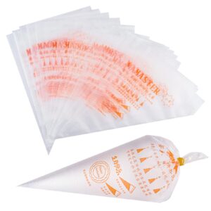 labota 200 piece disposable cream pastry bags 10inch piping bags for cake decoration and desserts