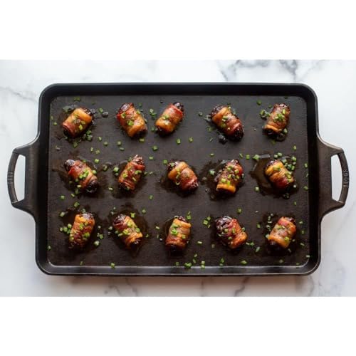 Lodge 15.5"x10.5" Cast Iron Baking Pan, Black