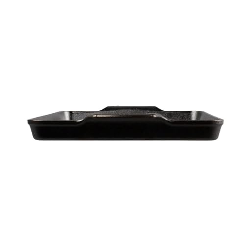 Lodge 15.5"x10.5" Cast Iron Baking Pan, Black